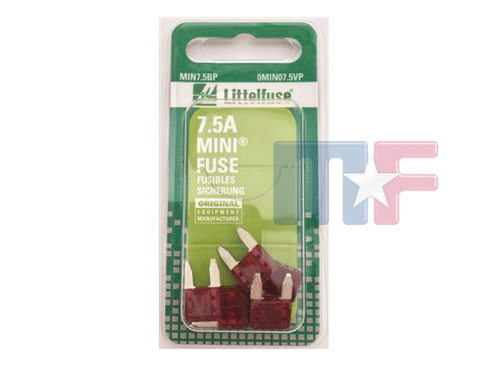 Mini Blade Sicherungen (5) 7.5A MIN75BP
