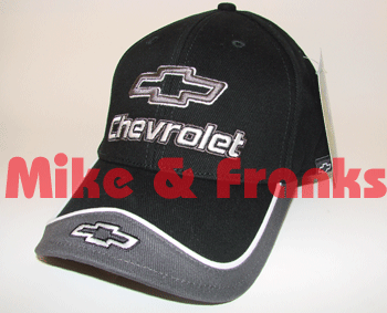 Baseballcap Chevrolet mit Bowtie Schwarz/Grau