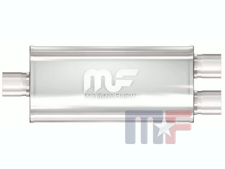 12288 Magnaflow Schalldämpfer 3"/Dual 2,5" Edelstahl