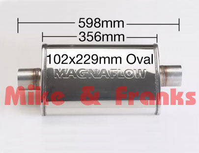 14319 Magnaflow Schalldämpfer 3" Edelstahl poliert