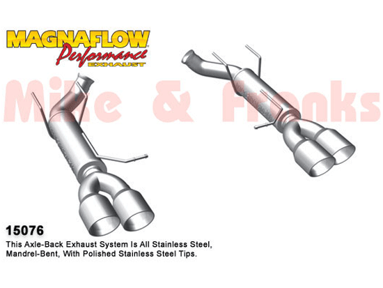 15076 Magnaflow Mustang 3,7L 11-12 Auspuff aggressiv 4 Endrohre