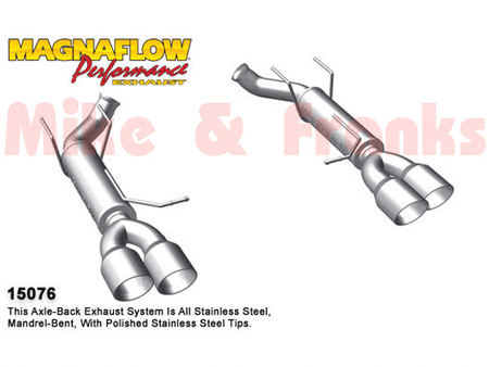 15076 Magnaflow Mustang 3,7L 11-12 Auspuff aggressiv 4 Endrohre