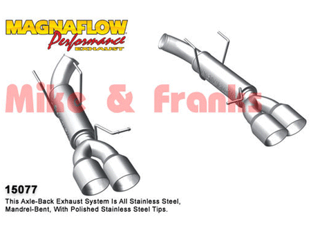 15077 Magnaflow Mustang 5,0L 11-12 Auspuff aggressiv 4 Endrohre