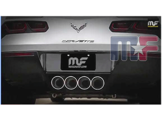 15225 Magnaflow Corvette C7 US-Modell Edelstahlauspuff