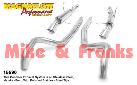 15590 Magnaflow Mustang GT 5,0/GT500 5,4 11-12 Auspuff aggressiv