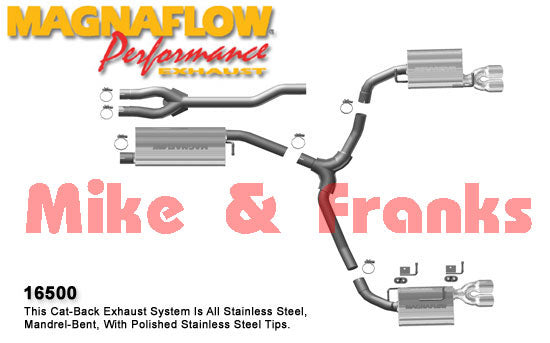 16500 Magnaflow Challenger 3,5 V6 09-10 Doppelrohr-Auspuff