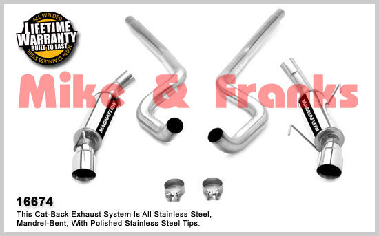 16674 3" Magnaflow Mustang GT/GT500 05-09 Auspuff