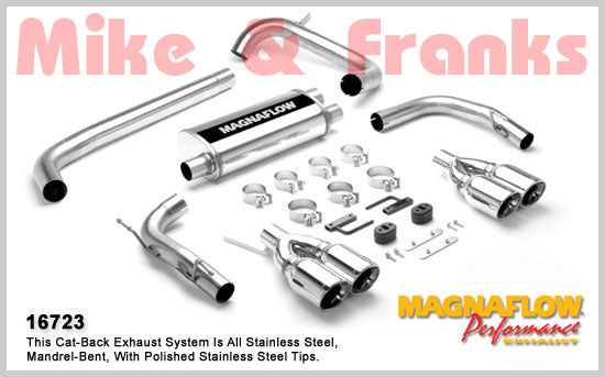 16723 Magnaflow Camaro/Firebird/Trans Am V8 98-02 Auspuff Quad