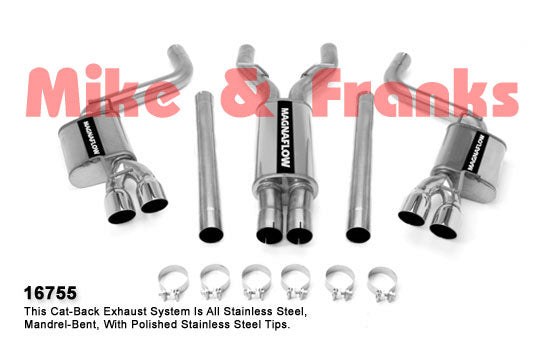 16509 Magnaflow Challenger SRT-8 6,1 08-14 Doppelrohr-Auspuff