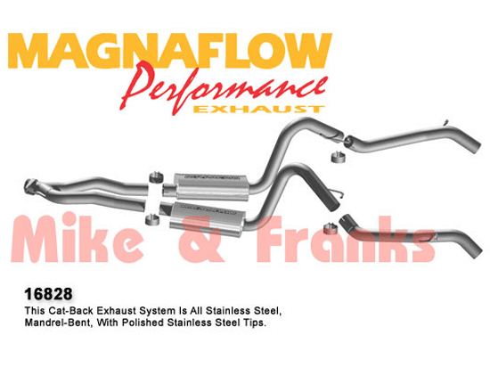 16828 Magnaflow Camaro V8 75-79 Doppelrohrauspuff