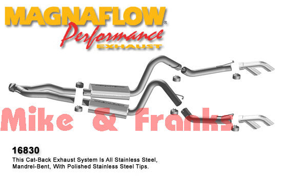 16830 Magnaflow Firebird/Trans Am 75-79 Doppelrohr-Auspuff