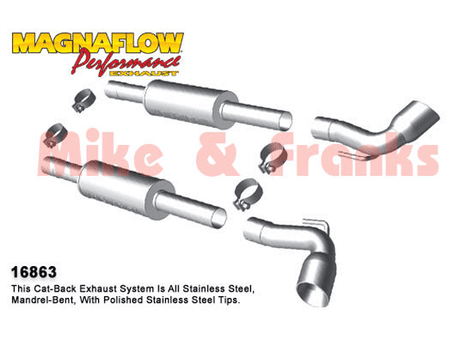16863 Magnaflow Dodge Viper SRT-10 03-10 Auspuff