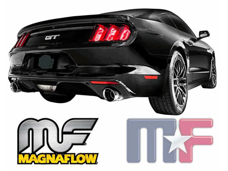 19103 Magnaflow Mustang GT 5,0L 15-17 Auspufftöpfe aggressiv