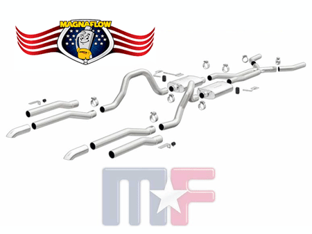 19303 Magnaflow Doppelrohr-Auspuff Mopar B-Body 62-79*