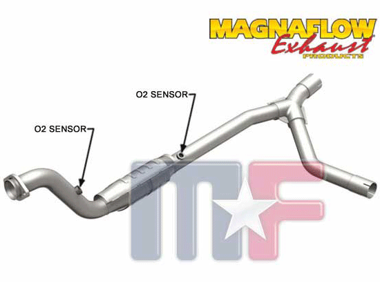 °93403 Magnaflow Katalysator rechts Ram 1500 PU 5,7L Hemi 04-05