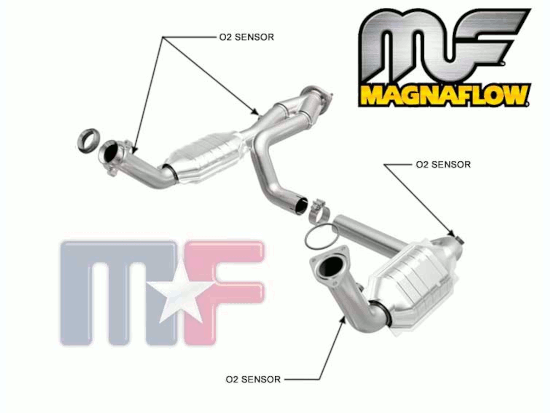 MF Hosenrohr/Katalysatoren GM Pickup/SUV 4,8L/5,3L 99-06*