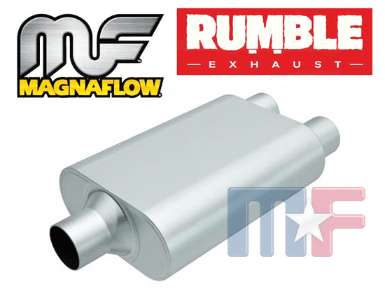 R24422 Rumble Schalldämpfer 2,25" (57,1mm) Mitte-DUAL