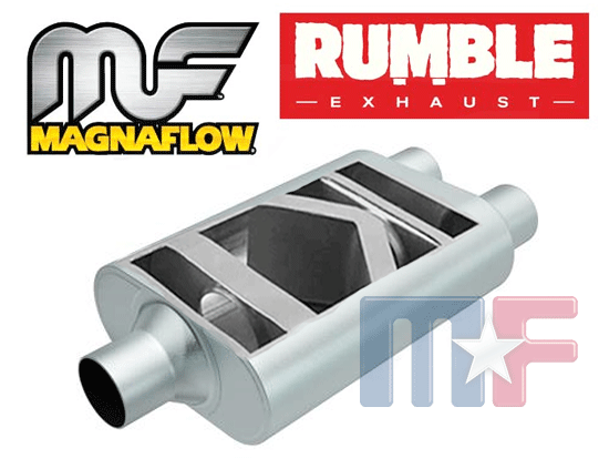 R24422 Rumble Schalldämpfer 2,25" (57,1mm) Mitte-DUAL