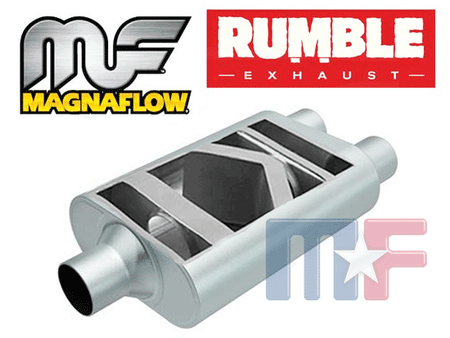 R24422 Rumble Schalldämpfer 2,25" (57,1mm) Mitte-DUAL