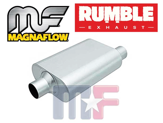 R22542 Rumble Schalldämpfer 2,50" (63,5mm) Mitte-Seite