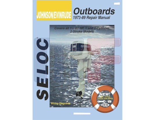 Reparaturbuch Evinrude/Johnson 1.5-60Hp, 1-2 cyl. 2-Stroke 73-89