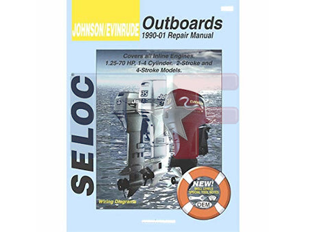 Reparaturbuch Evinrude/Johnson 1.25-70Hp, 1-4 cyl. 90-01