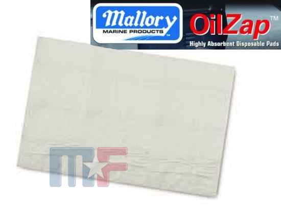 Mallory Marine Oil Zap Ölabsorbierende Pads (3)