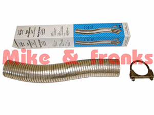 Flexibles Auspuffrohr 2" (50,8mm) ca. 46cm (€ 28,77/1 Meter)