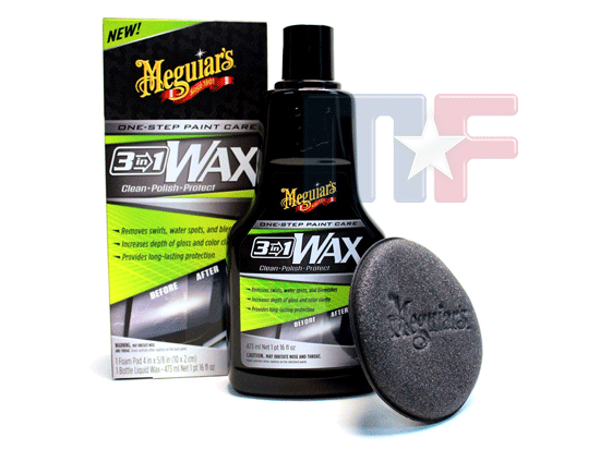 Meguiar's 3-in-1 Liquid Wax 16oz 473ml (€ 65,43/Liter)