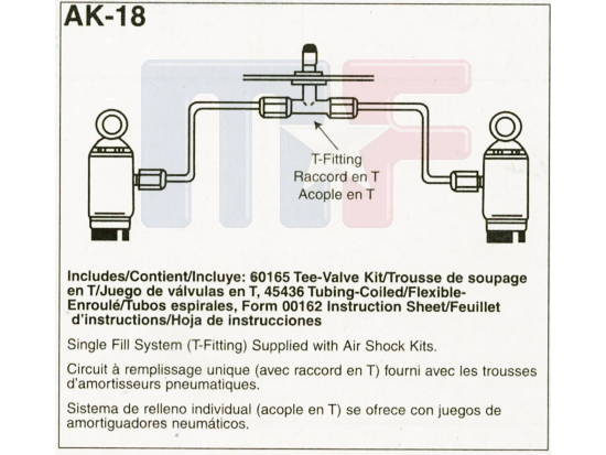 Monroe MaxAir HiJackers Schlauchkit AK18
