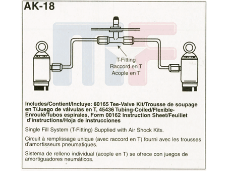 Monroe MaxAir HiJackers Schlauchkit AK18