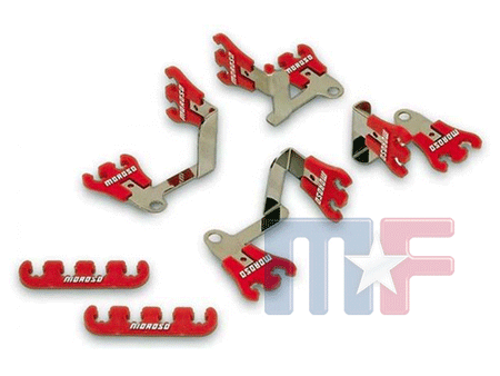 Moroso Show Car Zündkabelhalter rot SBC 7-9mm