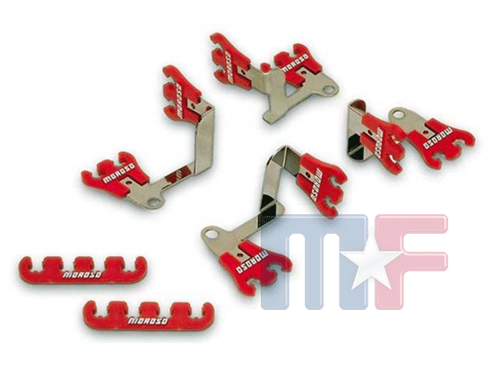 Moroso Show Car Zündkabelhalter rot SBC 7-9mm