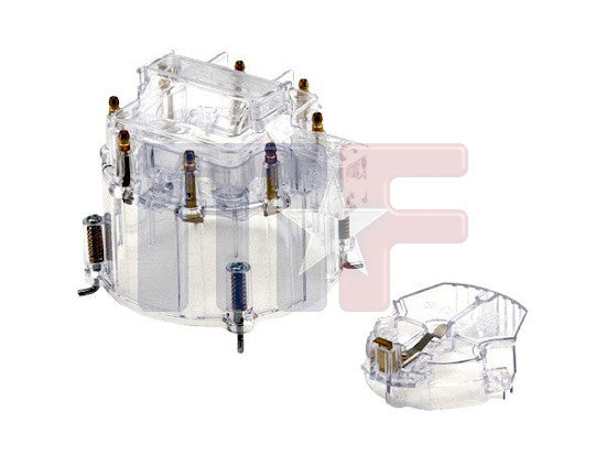 Verteilerkappe & Finger transparent GM V8 HEI ab 74