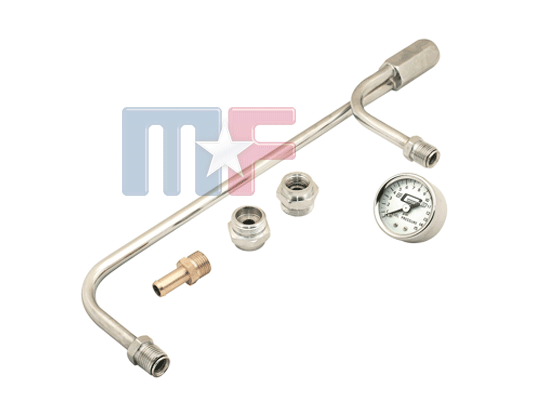 Mr. Gasket Kraftstoffleitung m/ Druckuhr (9-5/16" 9.313 centers)