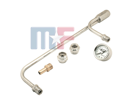 Mr. Gasket Kraftstoffleitung m/ Druckuhr (9-5/16" 9.313 centers)