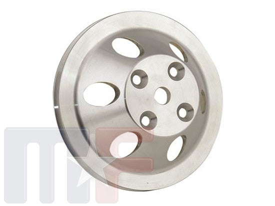 Riemenscheibe lange Wasserpumpe SBC 1-Riemen Alu