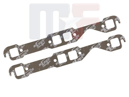 Fächerkrümmerdichtungen SBC 55-91 eckig 1.25" x 1.30"