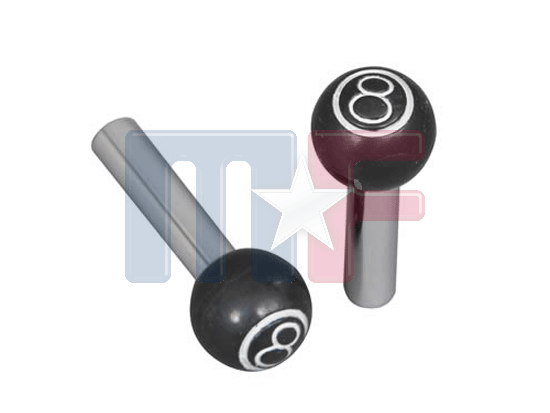 Türknöpfe Chrom Universal 8-Ball