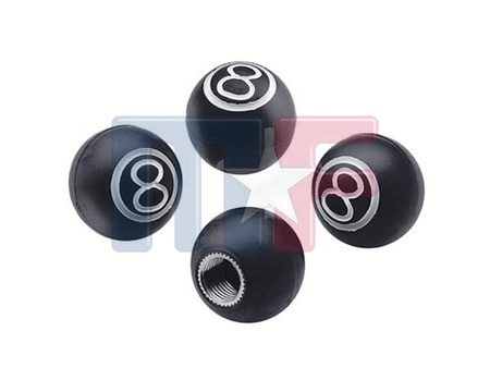 Universal Reifenventilkappen 8-Ball