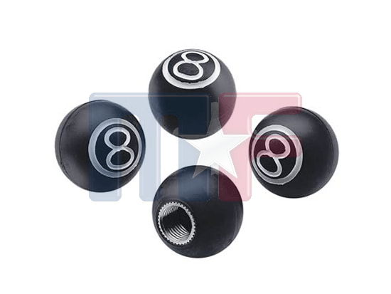 Universal Reifenventilkappen 8-Ball