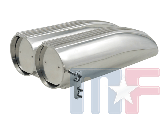 Hilborn Style Double Air Scoop für 4-fach Vergaser (1/2)