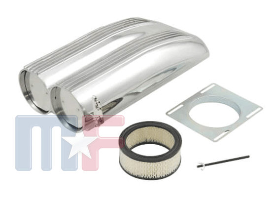 Hilborn Style Double Air Scoop für 4-fach Vergaser (1/2)