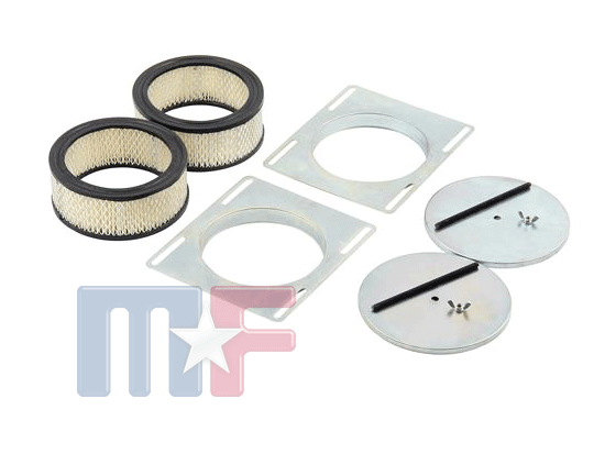 Hilborn Style Double Air Scoop für 4-fach Vergaser (1/2)