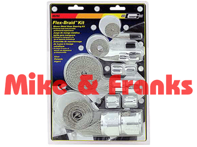 Mr. Gasket Schlauchüberzüge-Set silber