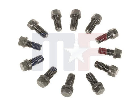 Fächerkrümmerbolzen 3/8 Inch-16 / Länge 1" (12Stk)