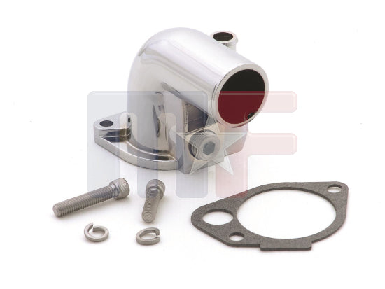 351898 Mr. Gasket Thermostatgehäuse verchromt 5,0 Mustang 79up
