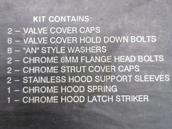 Motorchromkit Chevy Camaro 89-92 V8