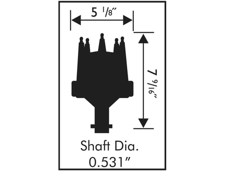 MSD Pro-Billet Ford FE Verteiler