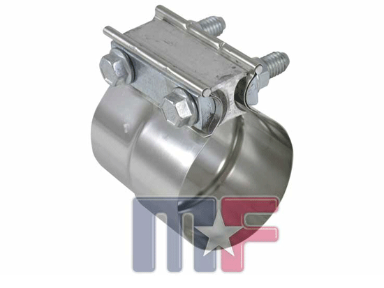 Dynomax 2,75" (70mm) Edelstahl-Auspuffbandschelle mit Versatz